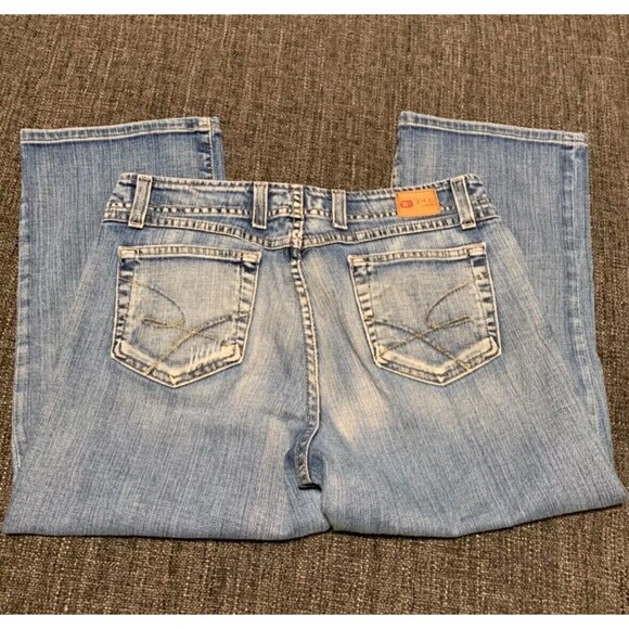Buckle Denim - Bucke BKE Jeans Womens 30 Blue Crop Capri Stretch Casual Straight Distressed
